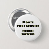 Mam's Taxi Ronde Button 5,7 Cm (Voorkant /achterkant)
