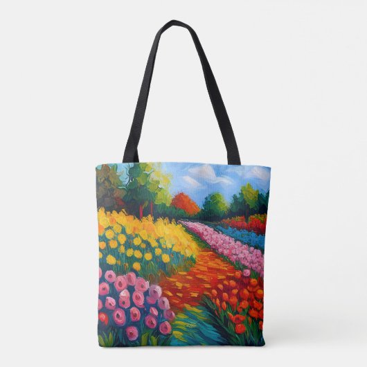 Mam's tuin tote bag (Achterkant)