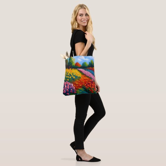 Mam's tuin tote bag (Op model)
