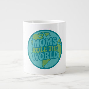Mamsen Besturen de Wereld Groovy Globe Grote Koffiekop