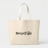 #MamTribe | Moderne Moederdag voor moederschap Grote Tote Bag (Voorkant)
