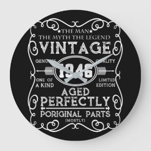 Man 1946: Myth Legend 75th Birthday Grote Klok