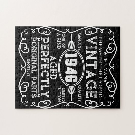  Man 1946: Myth Legend 75th Birthday Legpuzzel (Horizontaal)