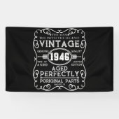  Man 1946: Myth Legend 75th Birthday Spandoek (Horizontaal)