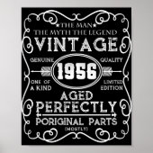  Man 1956: Myth Legend 65th Birthday Poster (Voorkant)