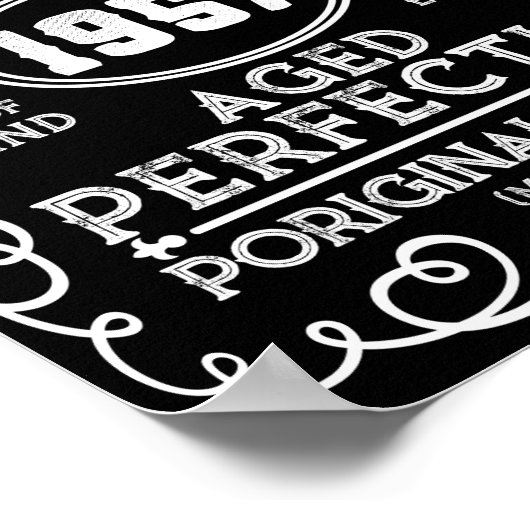  Man 1957: Myth Legend 64th Birthday Poster (Hoek)