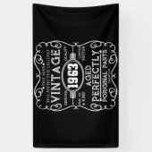 Man 1963: Myth Legend 58th Birthday Spandoek (Verticaal)