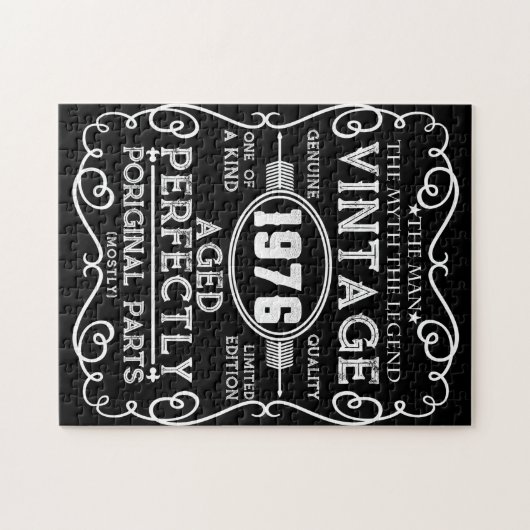  Man 1976: Myth Legend 45th Birthday Legpuzzel (Horizontaal)