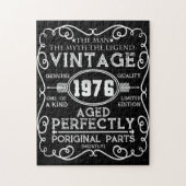 Man 1976: Myth Legend 45th Birthday Legpuzzel (Verticaal)