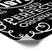 Man 1976: Myth Legend 45th Birthday Poster (Hoek)