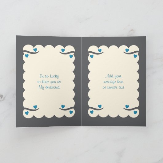 Man 25-jarig jubileum vogels grijs blauw kaart (Binnen)