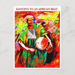 MAN 2, DANKZIJ EEN AFRIKAANSE BEAT BRIEFKAART