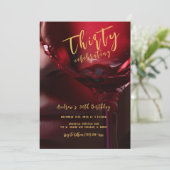 Man 30e verjaardag kaart (Staand voorkant)