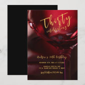 Man 30e verjaardag kaart (Voorkant / Achterkant)