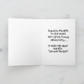 Man 45e verjaardag groet kaart (Binnen)