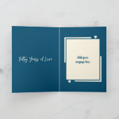 Man 50ste verjaardag we maakten het blauw kaart (Binnen)