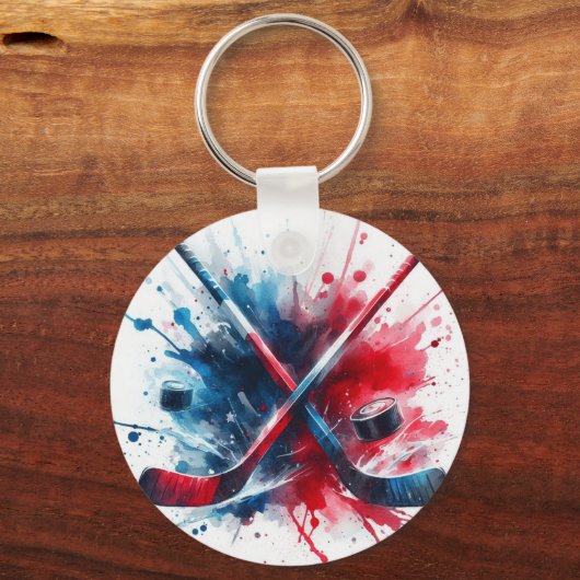 Man 9 Maurice Richard Sleutelhanger (Achterkant)