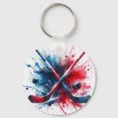 Man 9 Maurice Richard Sleutelhanger (Achterkant)