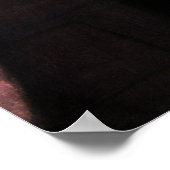 Man aan de muur poster (Hoek)