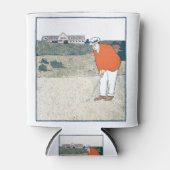 Man aan het golfen door Edward Penfield. Blikjeskoeler (Voorkant)