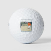 Man aan het golfen door Edward Penfield. Golfballen (Voorkant)