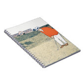 Man aan het golfen door Edward Penfield. Notitieboek (Rechterzijde)