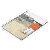 Man aan het golfen door Edward Penfield. Notitieboek (Linkerzijde)