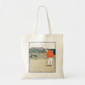 Man aan het golfen door Edward Penfield. Tote Bag (Voorkant)