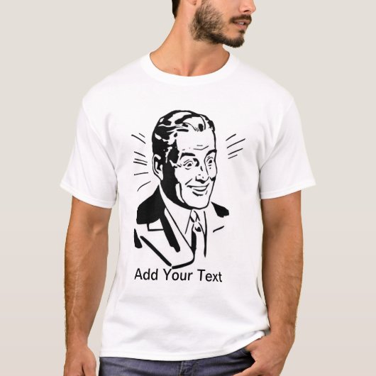 Man - Aanpassen met Jouw tekst T-shirt (Voorkant)