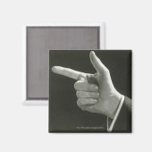 Man aanwijzen magneet (Voorkant / Achterkant)