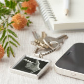 Man aanwijzen sleutelhanger (Zijkant)