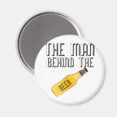 Man achter de bier magneet (Voorkant / Achterkant)