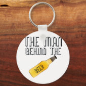 Man achter de bier sleutelhanger (Voorkant)