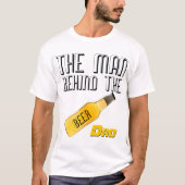 Man achter het bier - Dad Shirt (Voorkant)