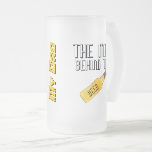 Man achter het biertje - Mijn vader Mok (Voorkant rechts)