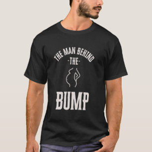 Man achter het Bump Funny Baby shower Theme Funny T-shirt