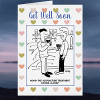 Man Acupunctie ondergaan in de Pub