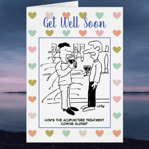 Man Acupunctie ondergaan in de Pub