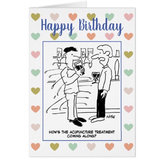 Man Acupunctie ondergaan in de Pub (Voorkant)