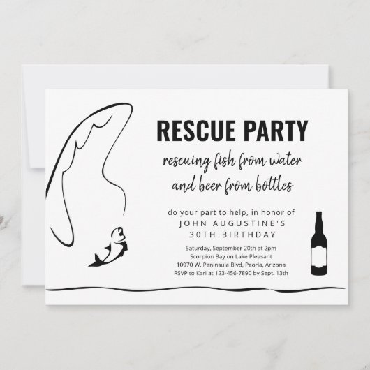 Man Adult Funny Gevist Verjaardag Retirement Party Kaart (Voorkant)