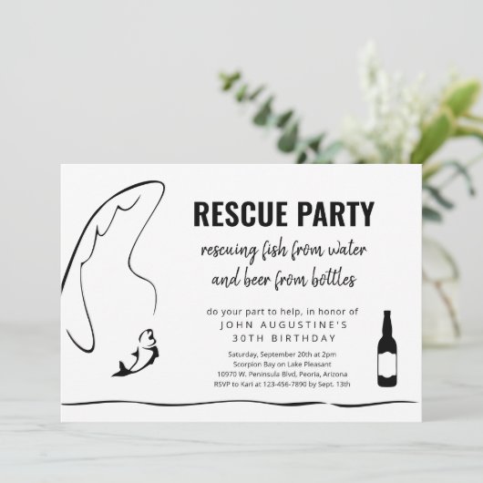 Man Adult Funny Gevist Verjaardag Retirement Party Kaart (Staand voorkant)