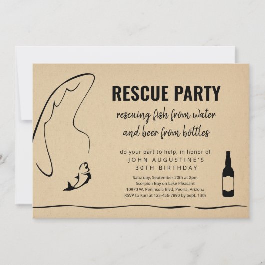 Man Adult Funny Gevist Verjaardag Retirement Party Kaart (Voorkant)