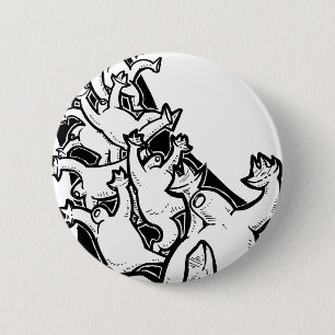Man-afroming Ronde Button 5,7 Cm