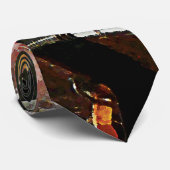 Man-afspeelaccordeon Stropdas (Opgerold)