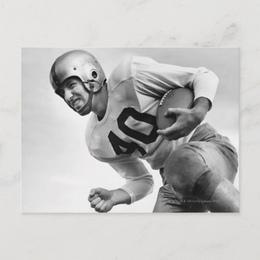 Man afspelen Football 3 Briefkaart (Voorkant)