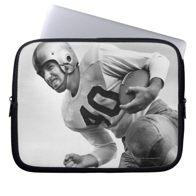Man afspelen Football 3 Laptop Sleeve (Voorkant)