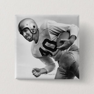 Man afspelen Football 3 Vierkante Button 5,1 Cm