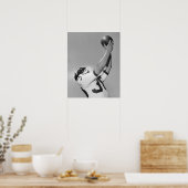 Man afspelen Football Poster (Keuken)