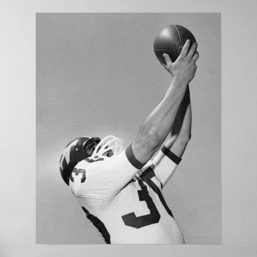 Man afspelen Football Poster (Voorkant)