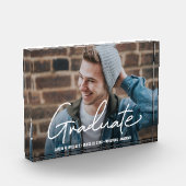 Man Afstuderen Foto Keepsake Lijst (Links)